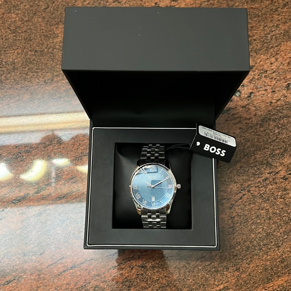 Hugo Boss Men's Master Stainless Steel Bracelet Watch 41mm